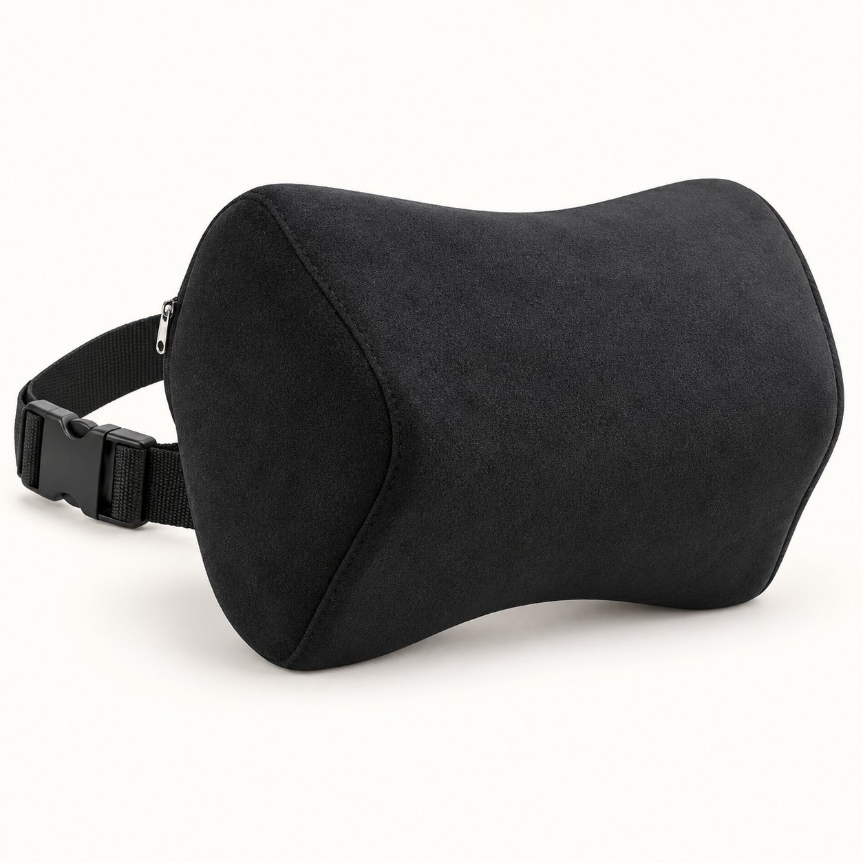 Black memory foam neck rest