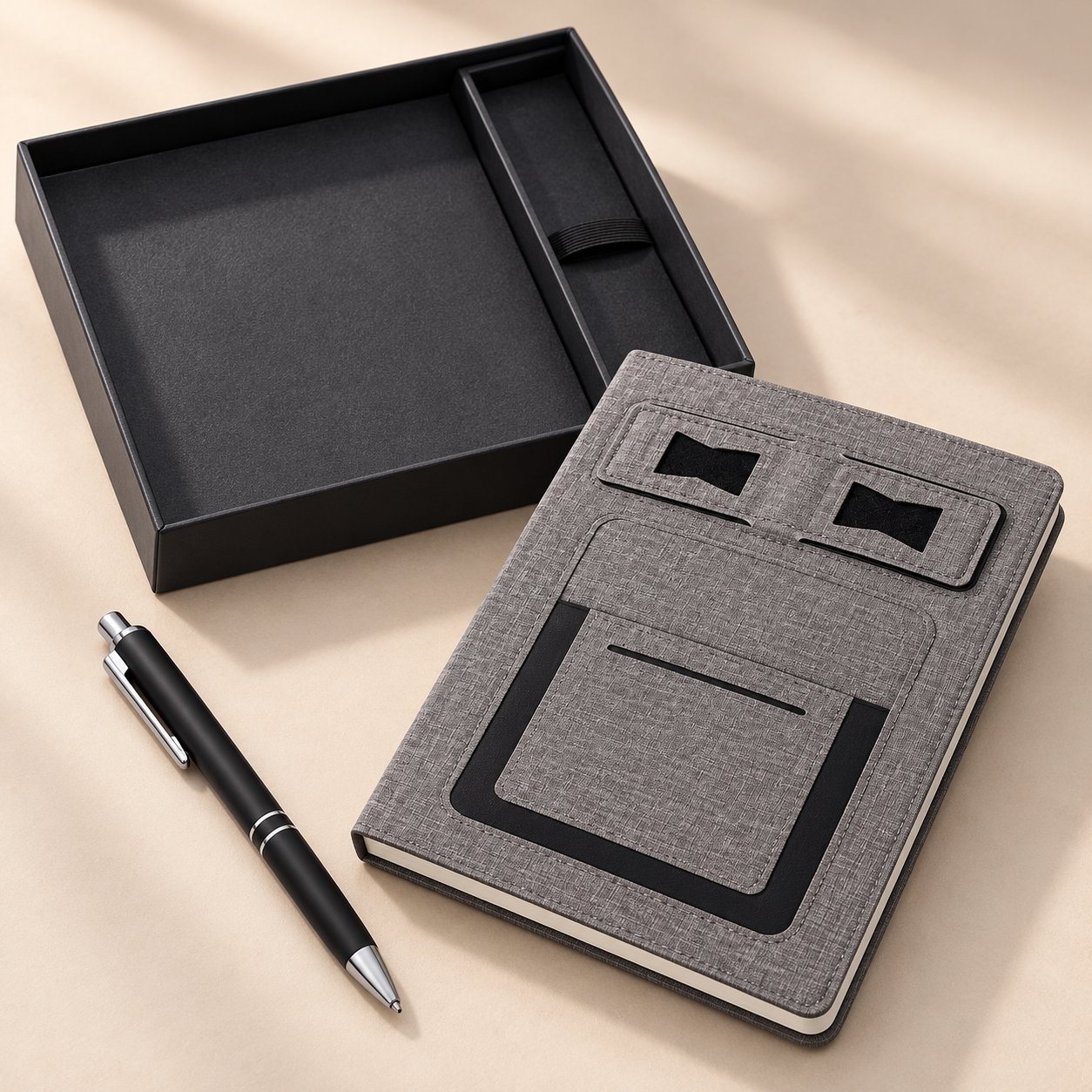 Multifunction notebook and pen set