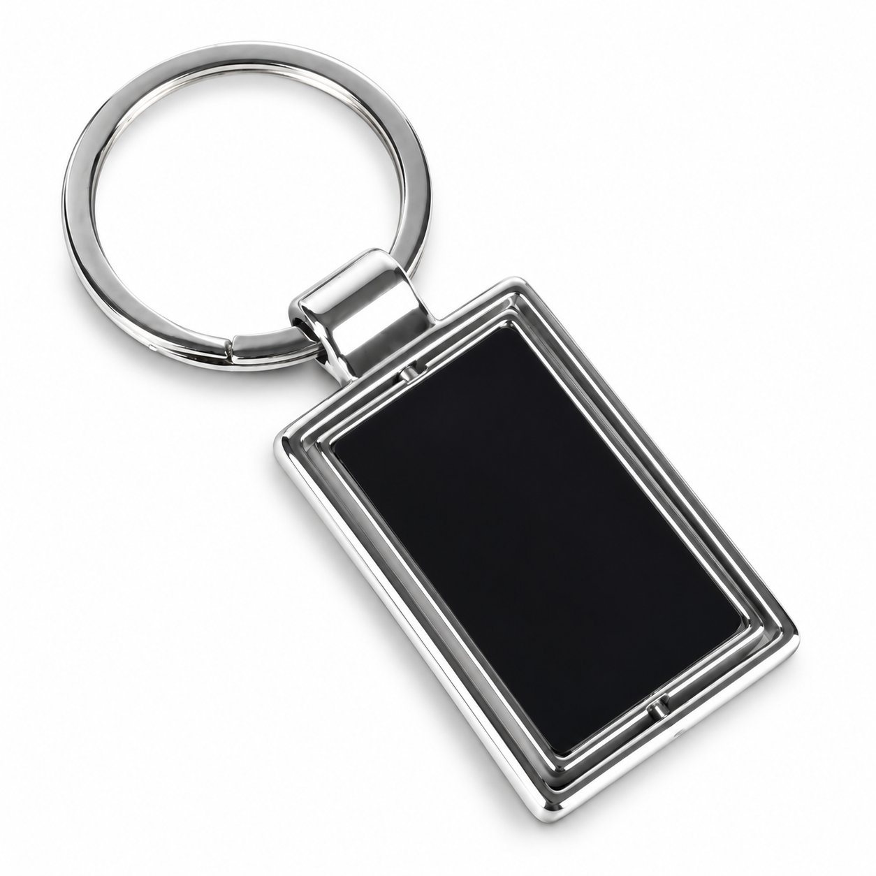 Rectangle rotating keychain