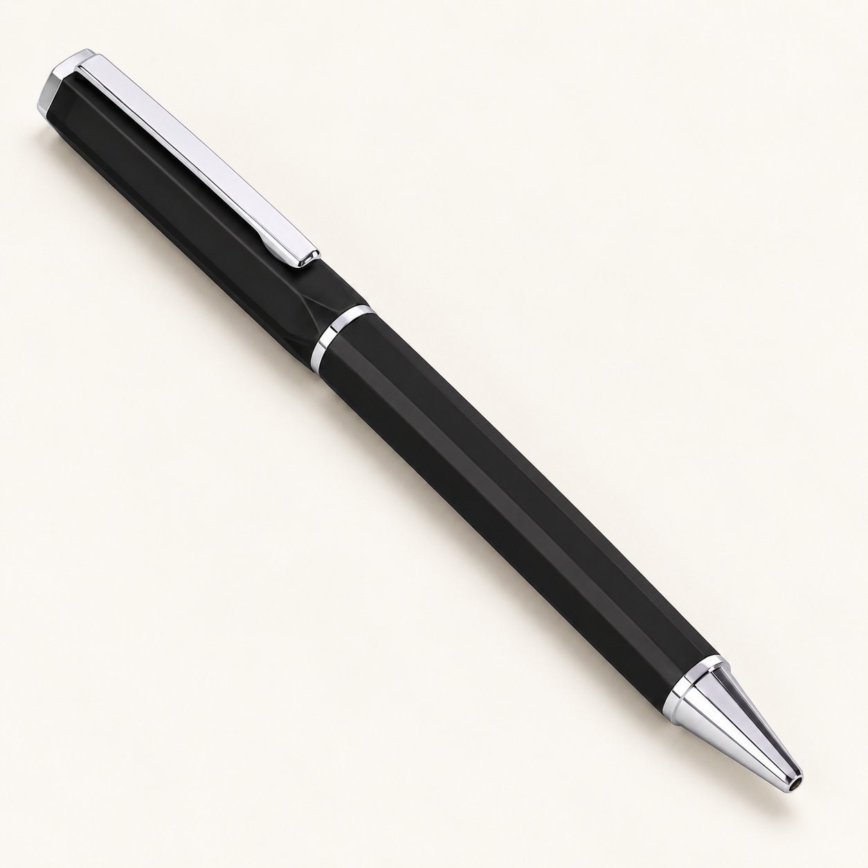 Black matte twist pen