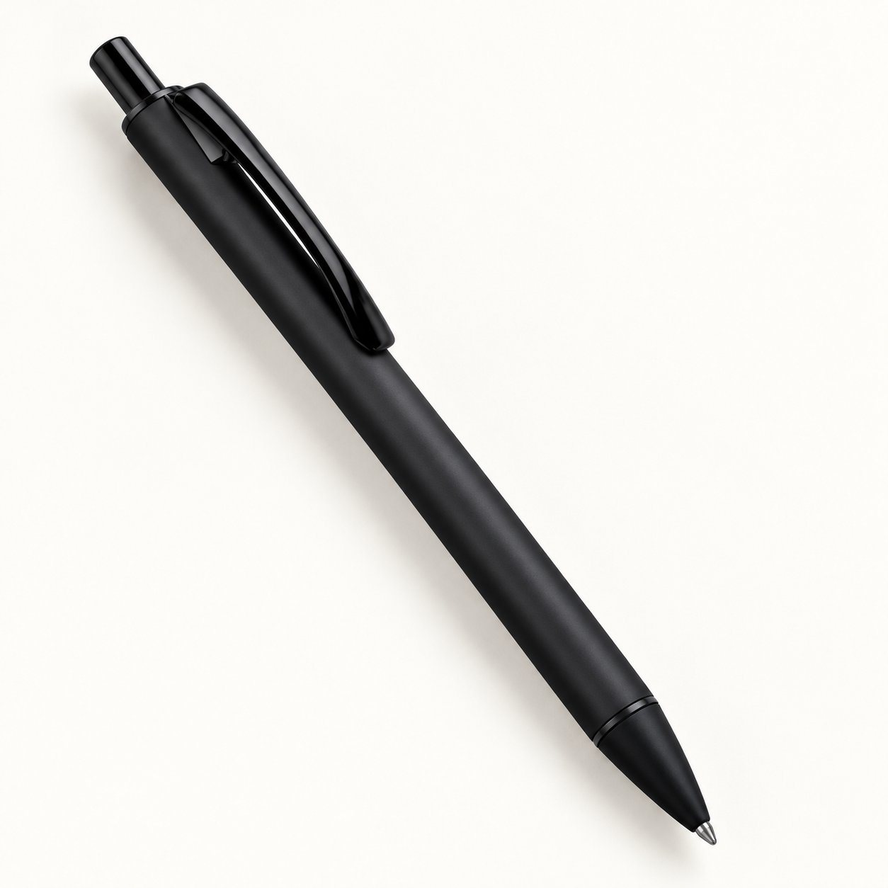 Black matte pen with coloured highlights