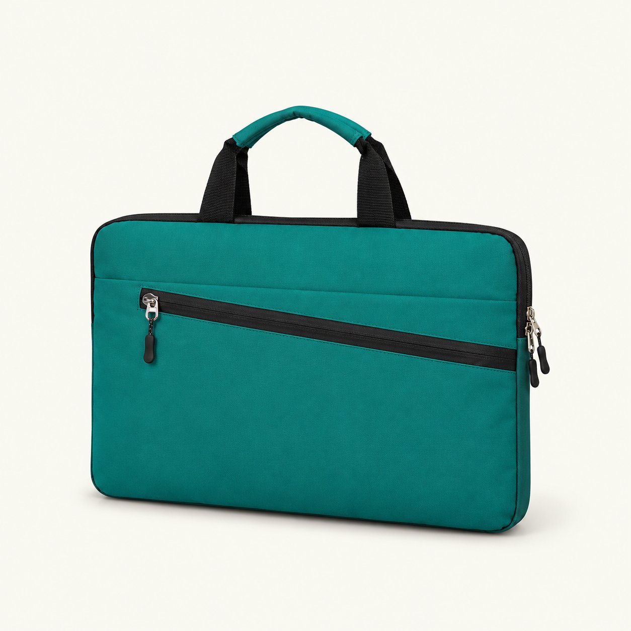 Teal laptop sleeve