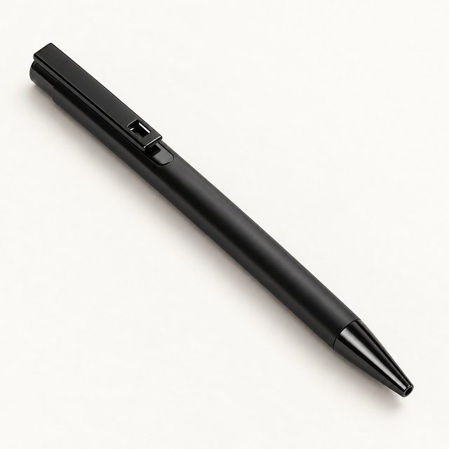 Black luster metal pen