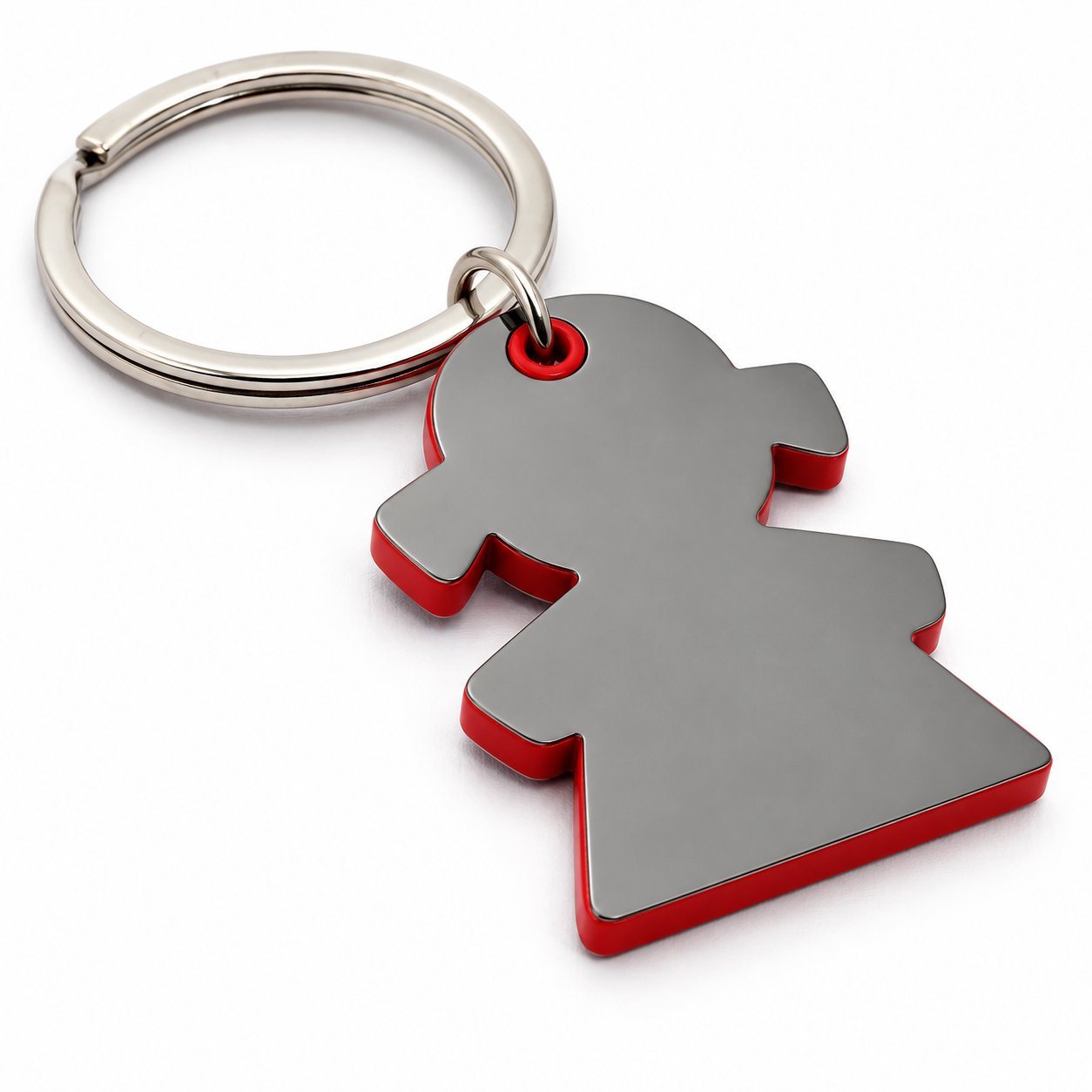 Girl-shape keychain