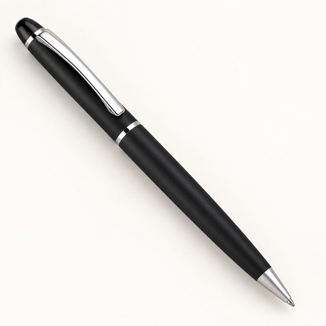 Matt black chrome pen
