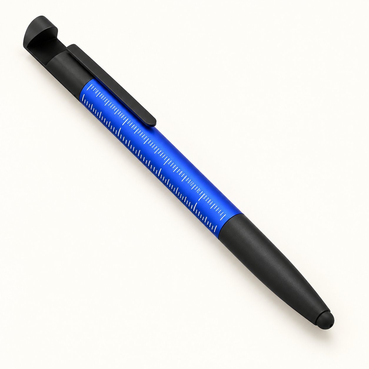 Blue 6-in-1 multi-tool pen