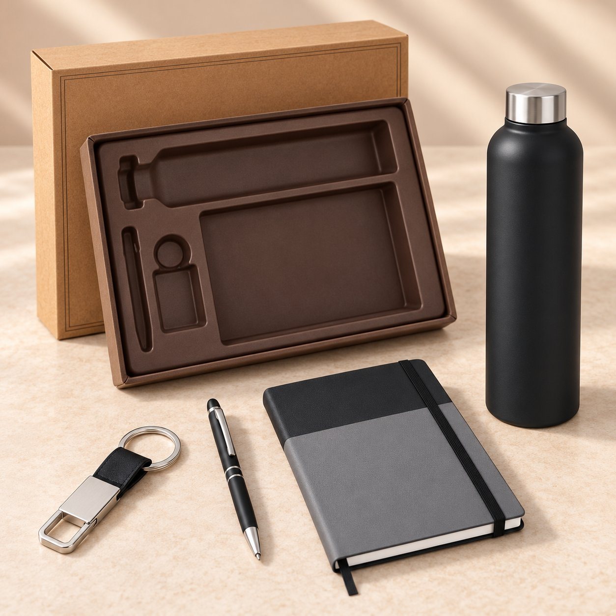 Dual-tone 4-in-1 gift set