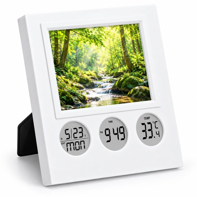 Photo frame clock