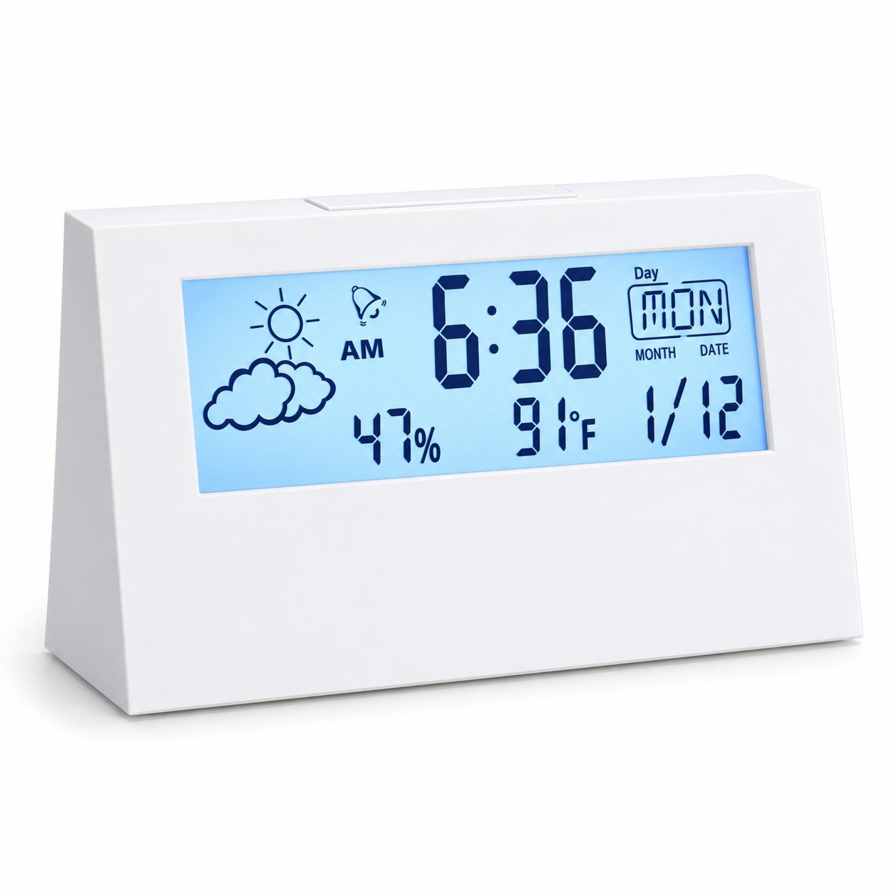 Click to zoom Weather station clock