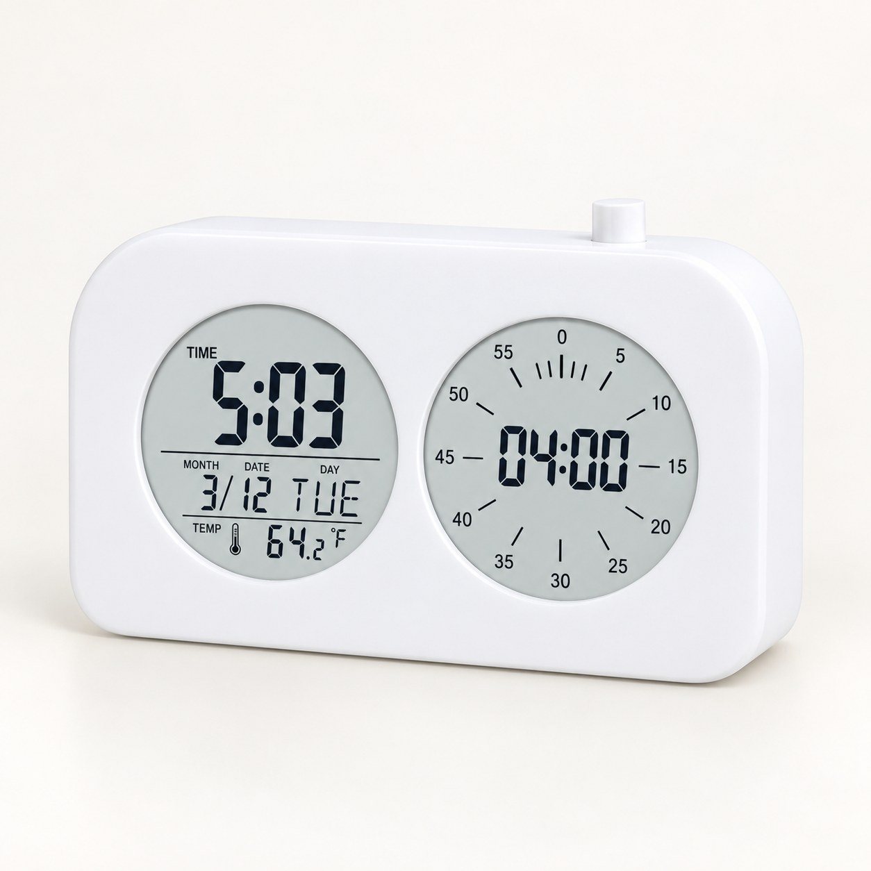 Double-display clock
