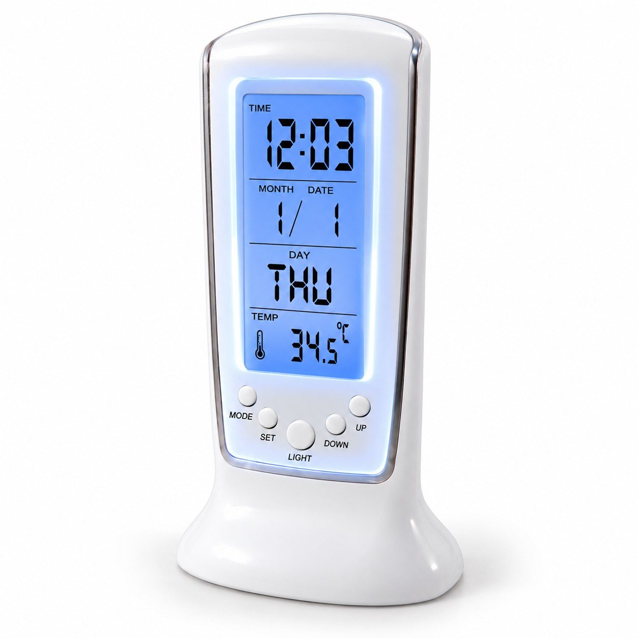 Backlit clock