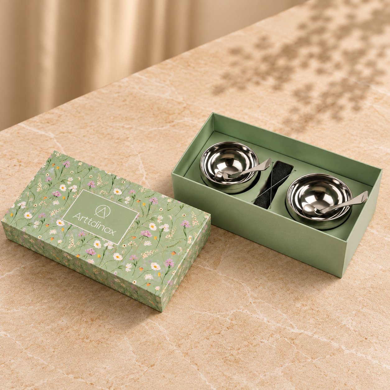 Click to zoom Arttd'inox Zero Degree Ice Cream Cups in Steel, team uniform
