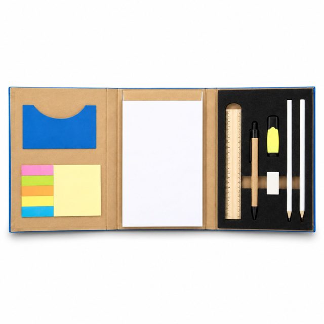 Blue eco notebook set