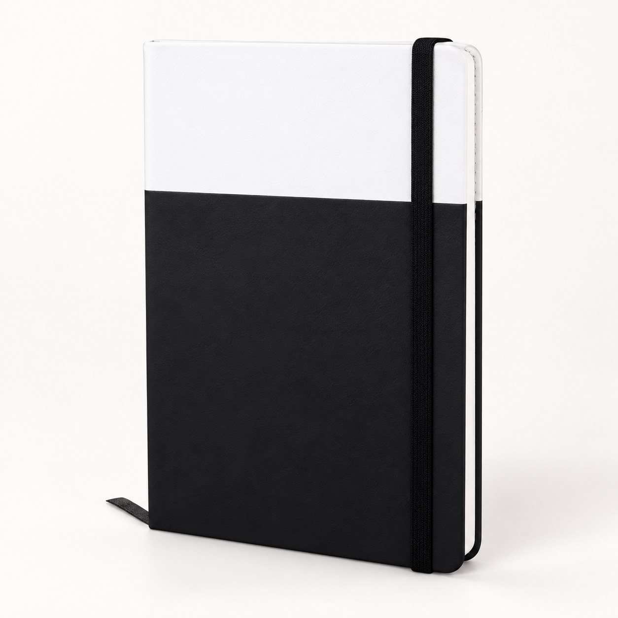 Click to zoom White & Black A5 notebook