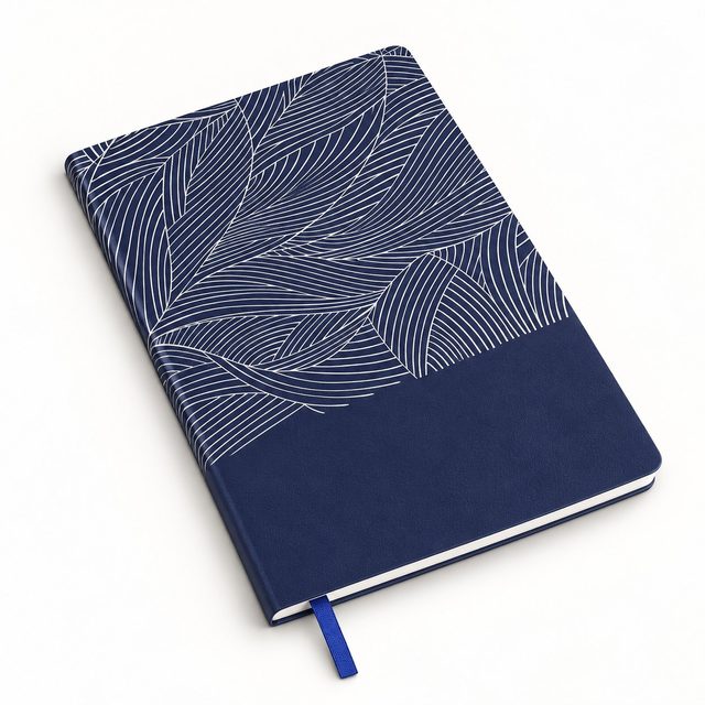 Navy A5 notebook