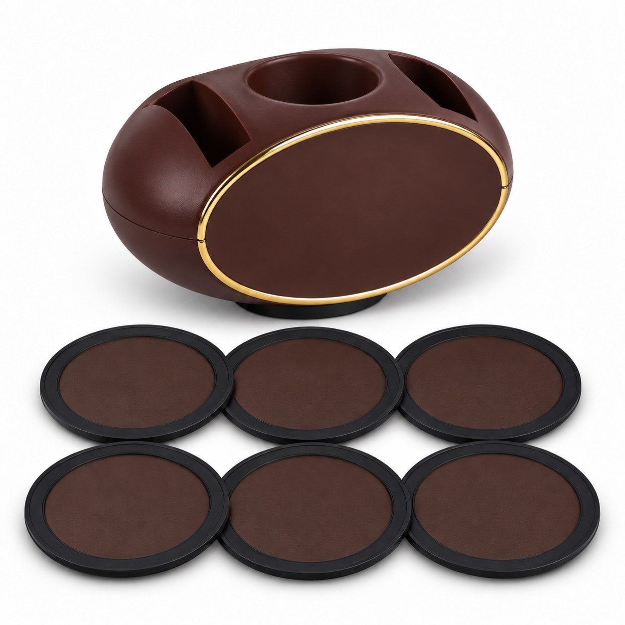 Click to zoom Pen stand with coasters