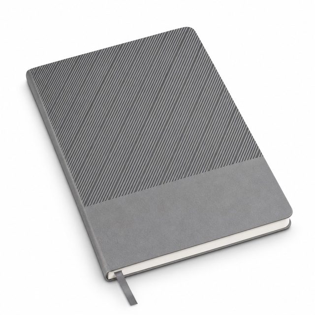 Grey A5 notebook