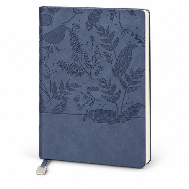 Blue A5 notebook