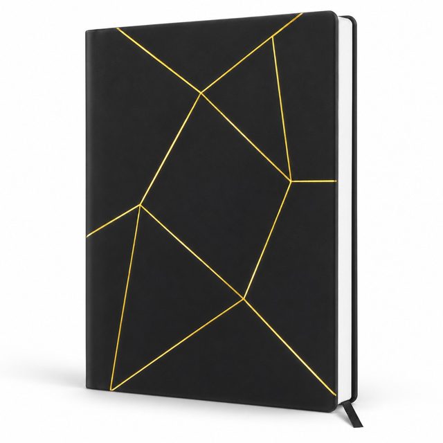 Black PU notebook