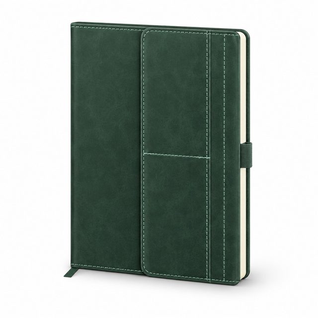 Green A5 notebook