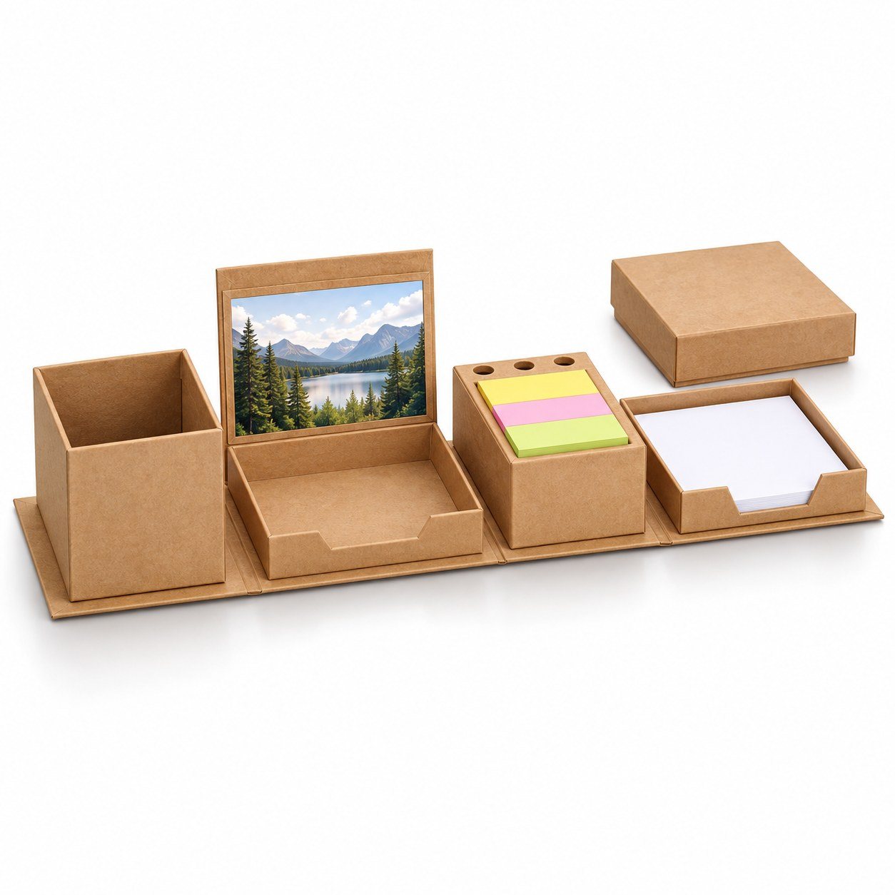 Click to zoom Cube desk set