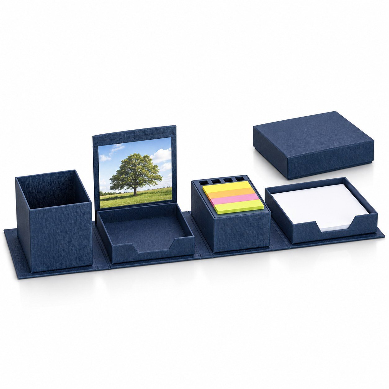 Click to zoom Cube desk set