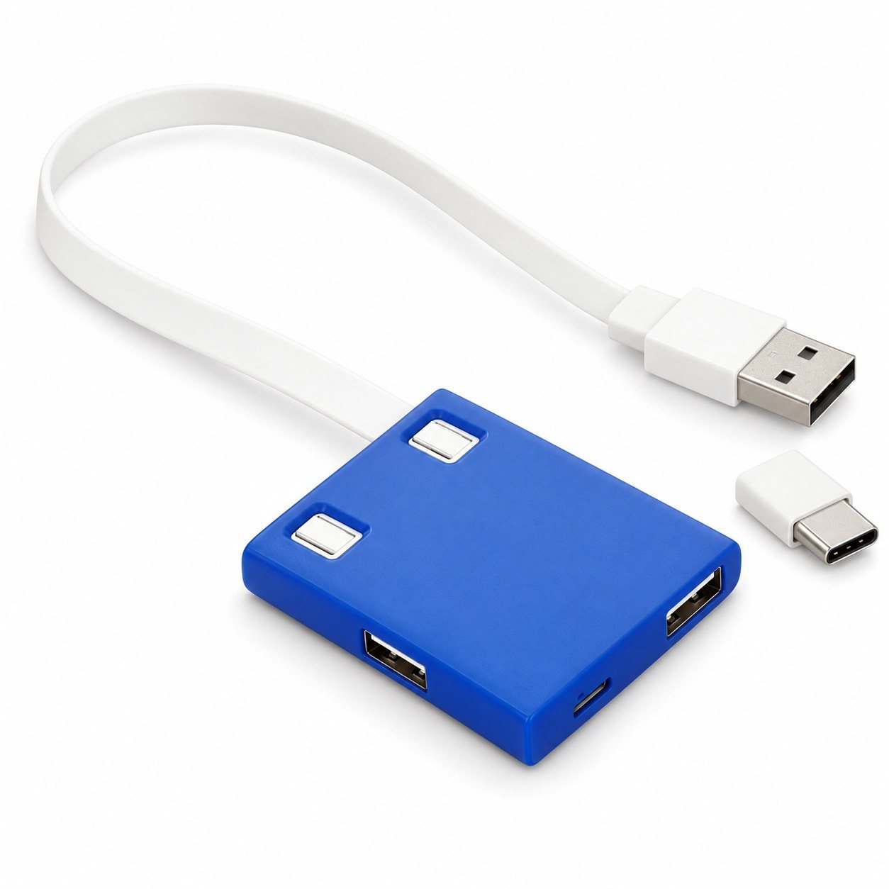 Blue USB hub