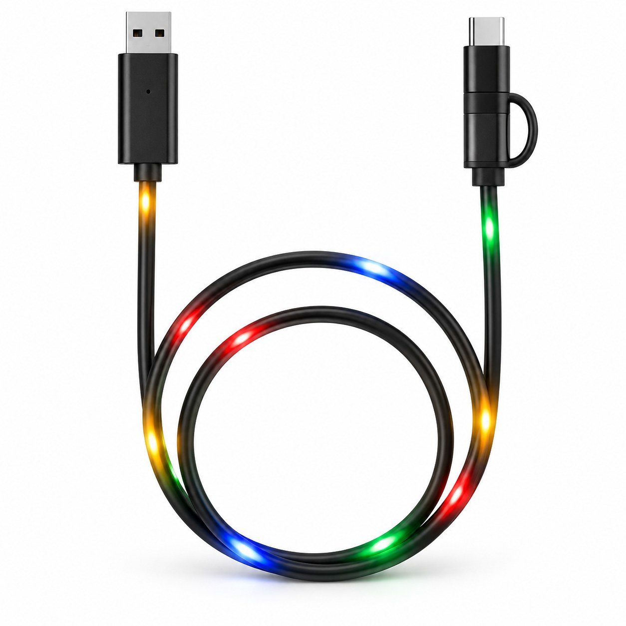 Black charging cable