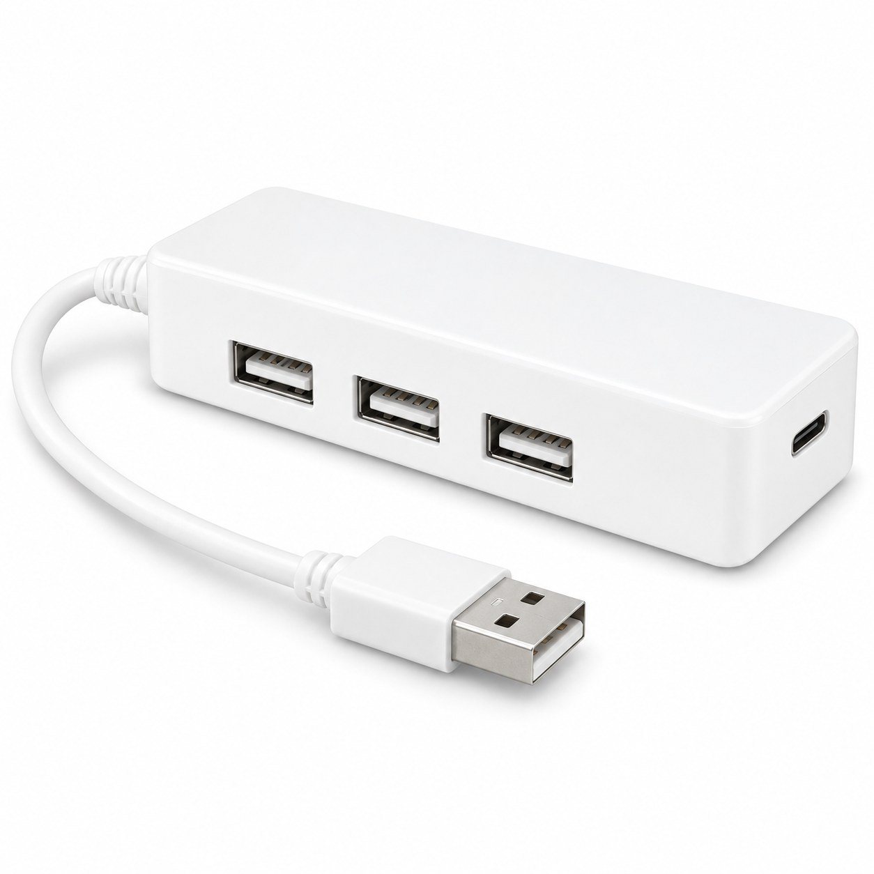 White USB hub