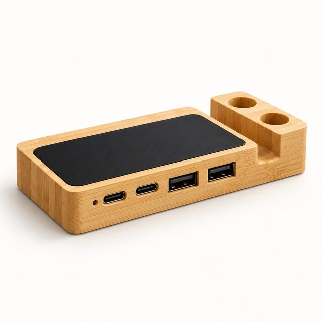 Bamboo USB hub