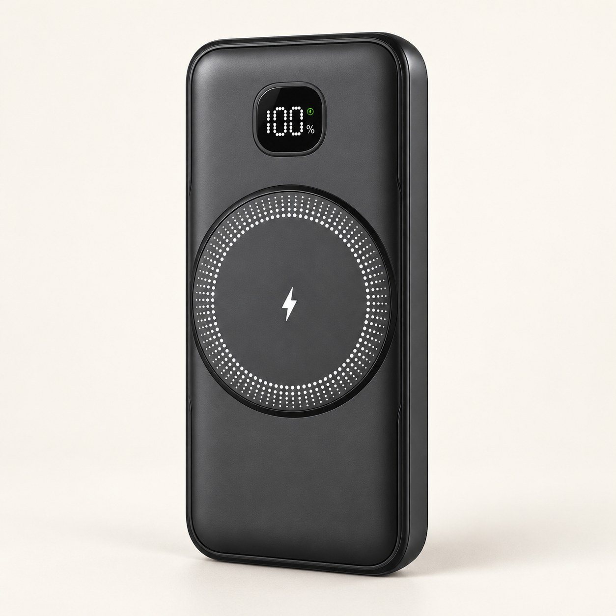 Black magnetic power bank