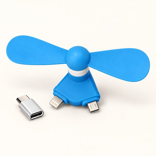 Tech & Gadgets: Pocket Mobile Fan for Phones (5 Colours)