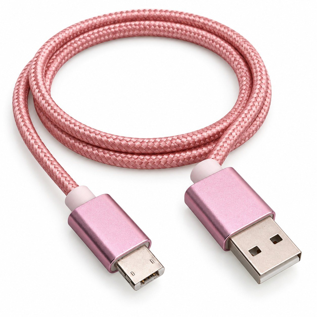 Pink charging cable