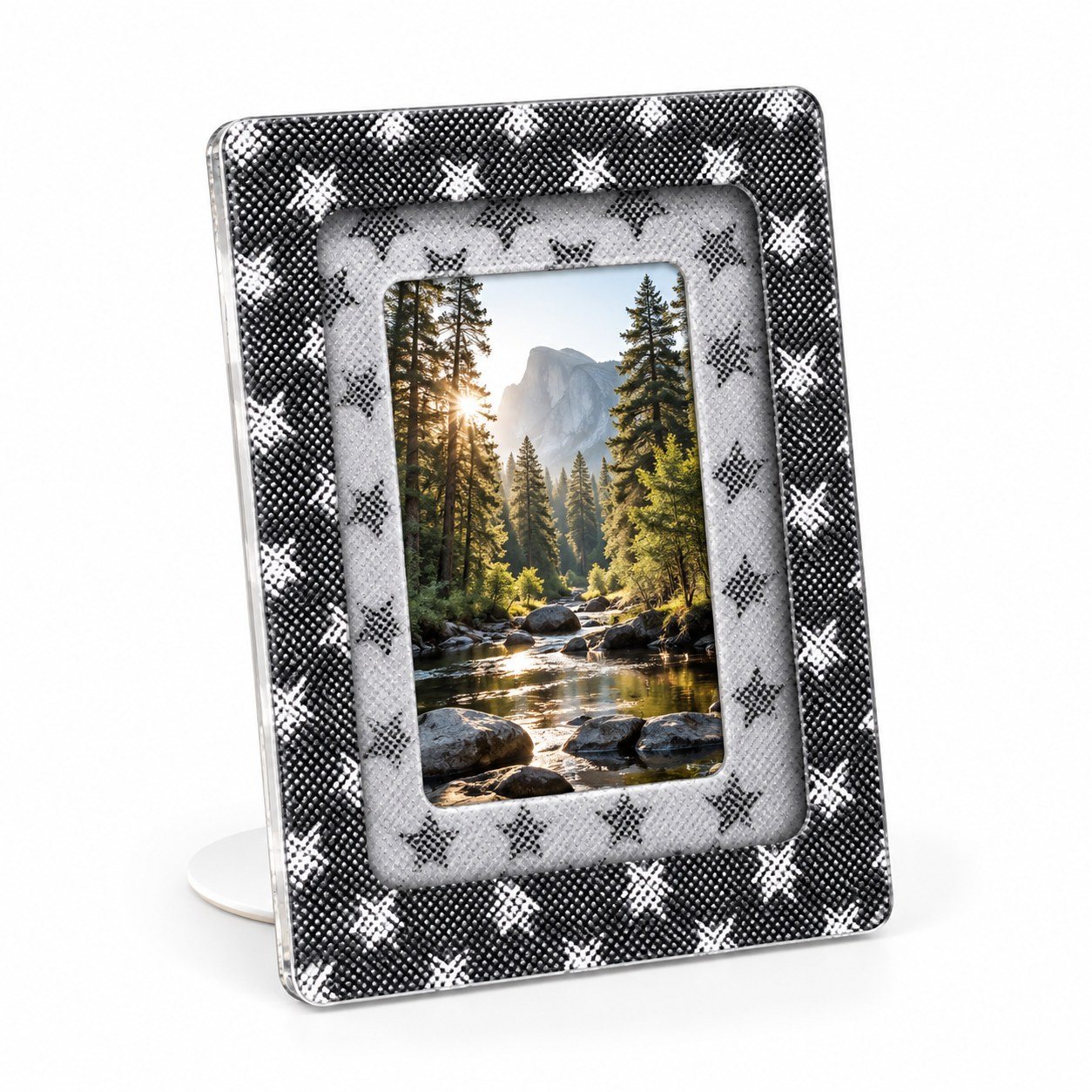 Silver photo frame