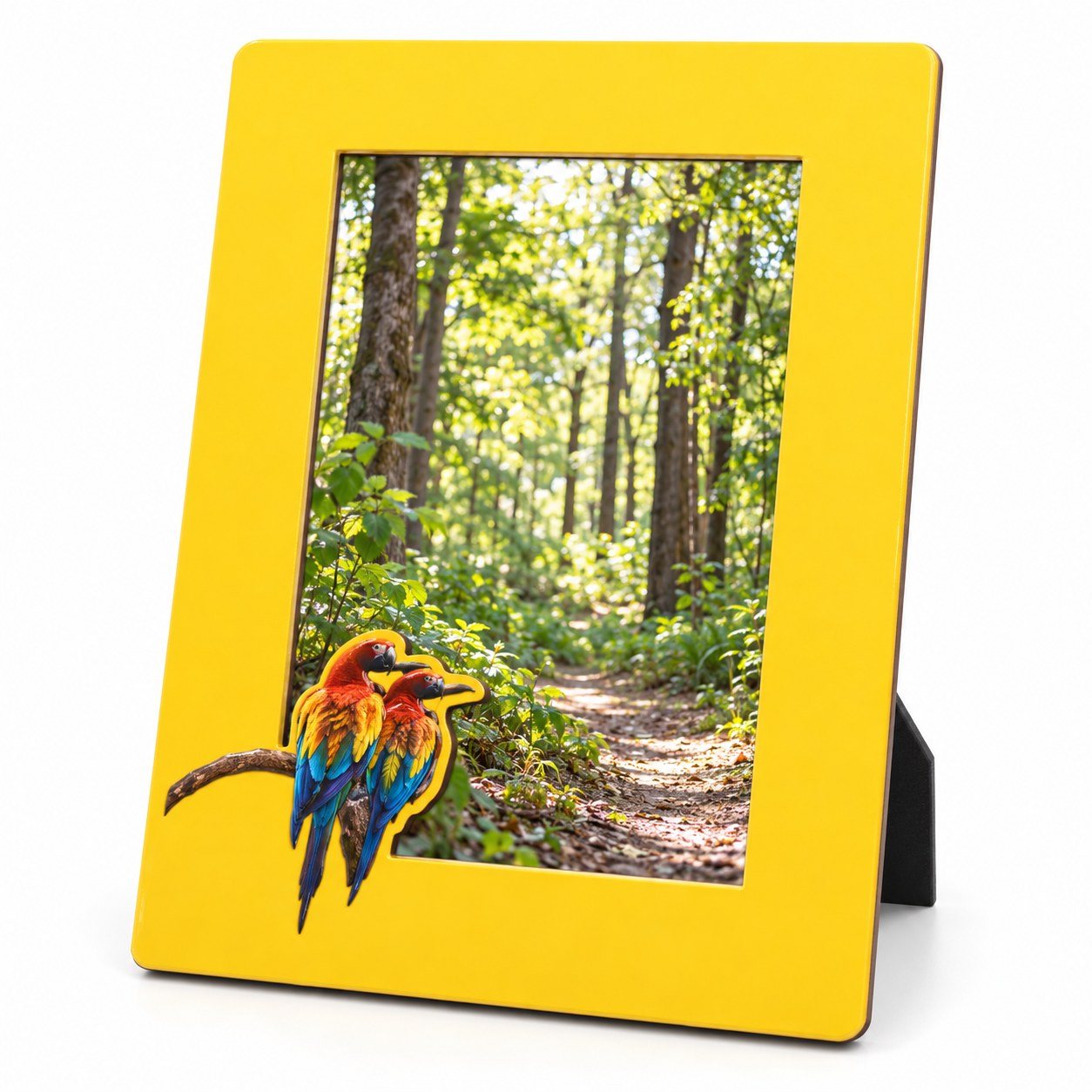 Yellow photo frame