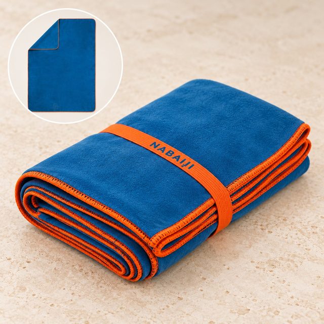 Decathlon Microfibre Towel Size M 60 x 80 cm in Blue Petrol, festive gifting