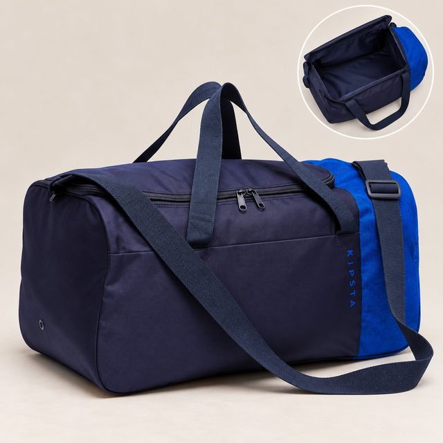 Decathlon Sports Bag Essential 35L in Blue, employee onboarding kit