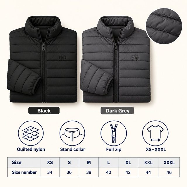 Duke Full Sleeve Puffer Jacket in all 2 colours, Quilted nylon puffer, for dealer meet gift