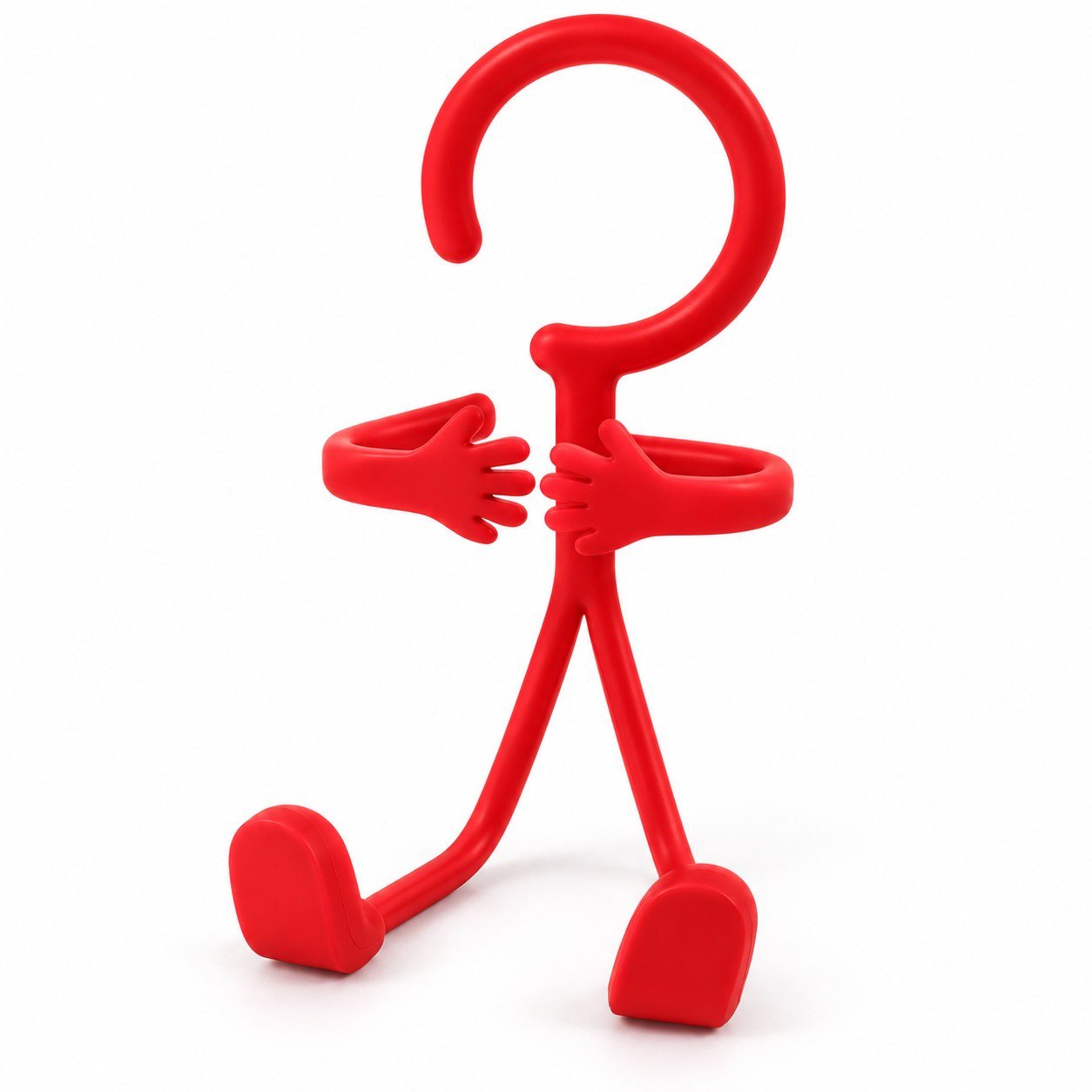 Red mobile holder