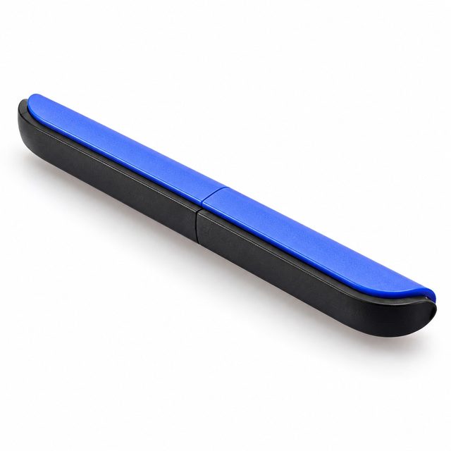 Blue compact scissors