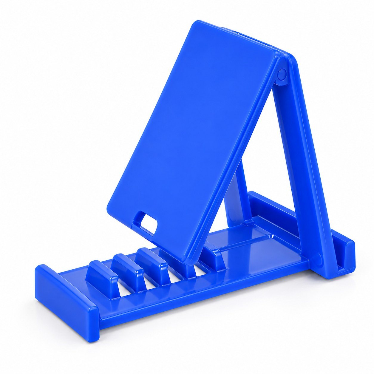 Blue mobile stand