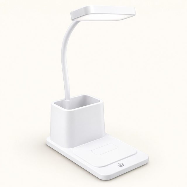 Lamp with wireless charger