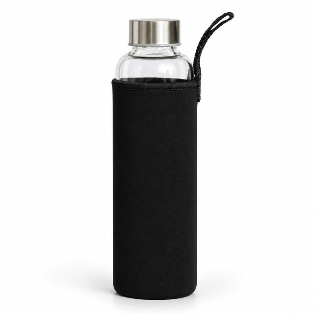 Borosilicate Glass Water/Juice Bottle, 550 ml