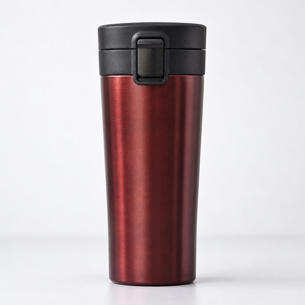 Stainless Steel Travel Mug with Push Button, 400 ml