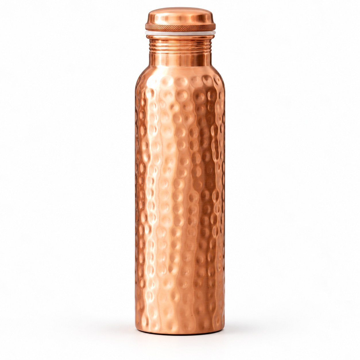 Click to zoom Hammered Finish Copper Bottle, 850 ml