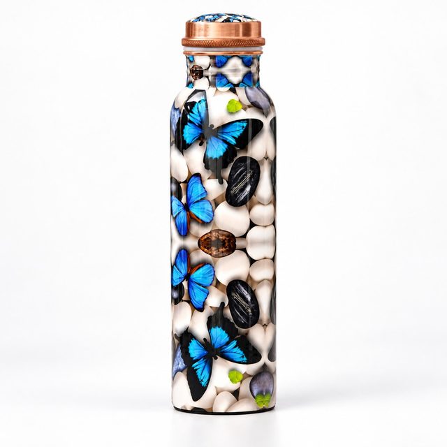 Customizable Printed Copper Bottle, 950 ml