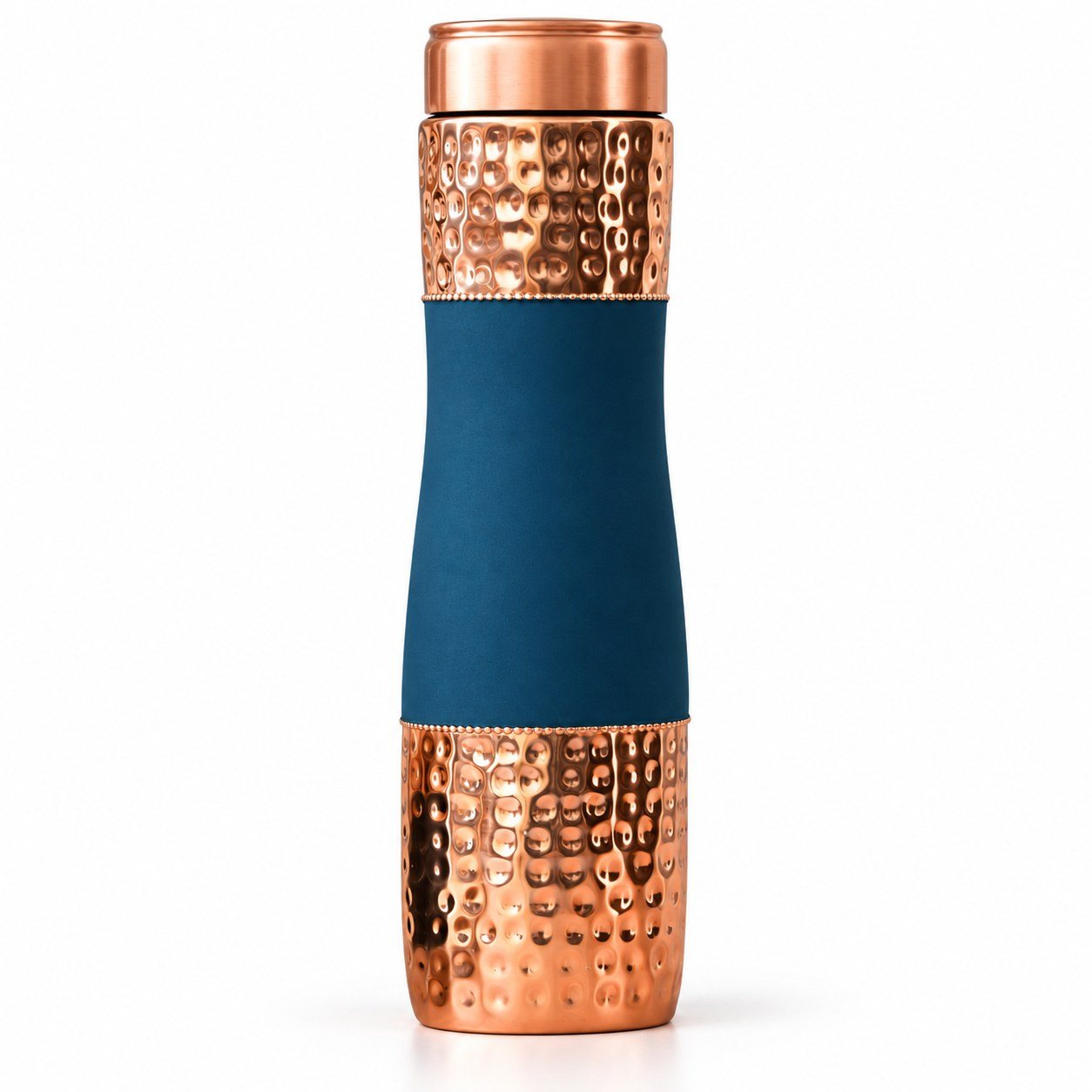 Rubberized Color Copper Bottle, 1000 ml