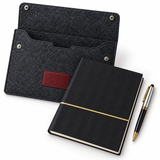 Notebook Case with Fabric Cover