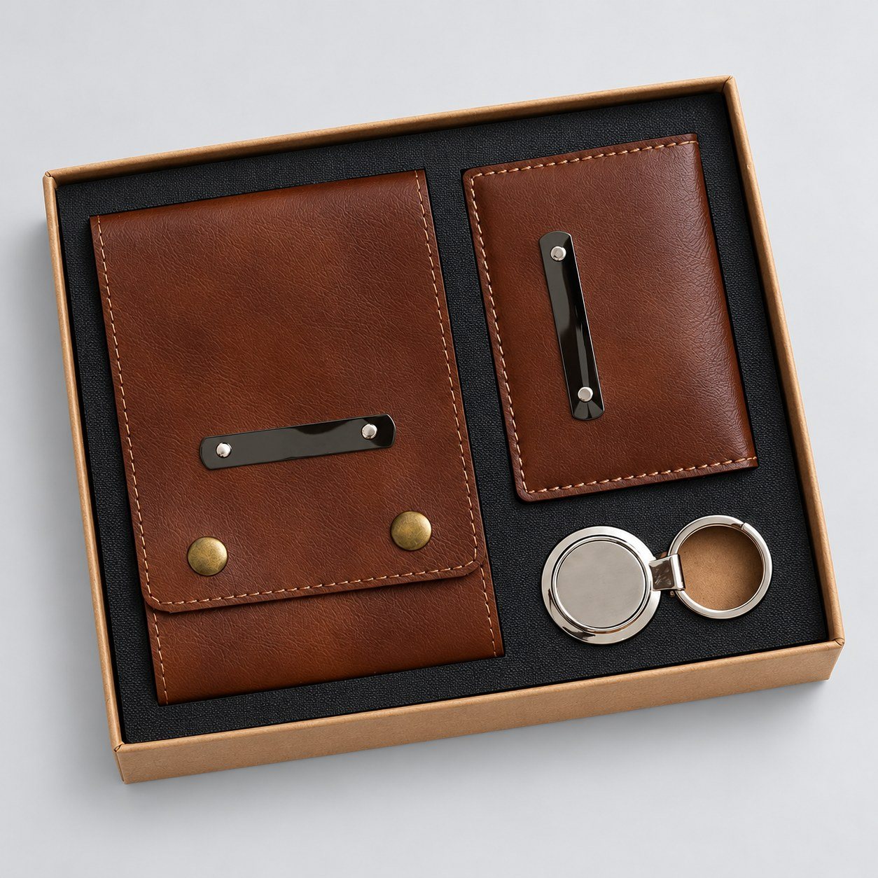 Click to zoom Card Holder, Notepad & Keychain Set