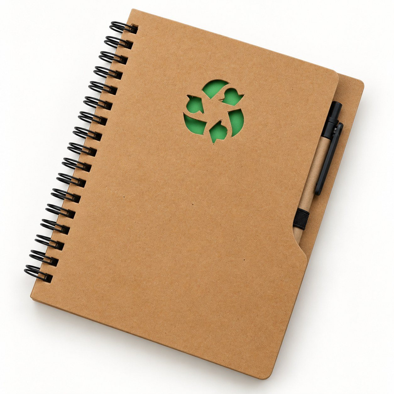Click to zoom Eco Recycle Notebook with Sticky Notes & Pen